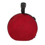 Δερμάτινη Τσάντα Μαύρη με Κόκκινο BAGF021A