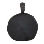 Δερμάτινη Τσάντα Μαύρη με Μαύρο BAGF023A